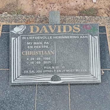DAVIDS Christiaan 1966-2021