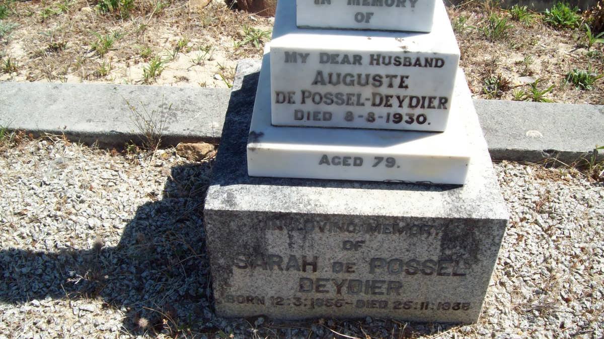 DEYDIER Auguste, de POSSEL -1930 &amp; Sarah 1855-1936