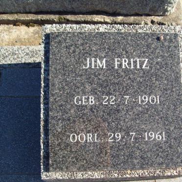 FRITZ Jim 1901-1961