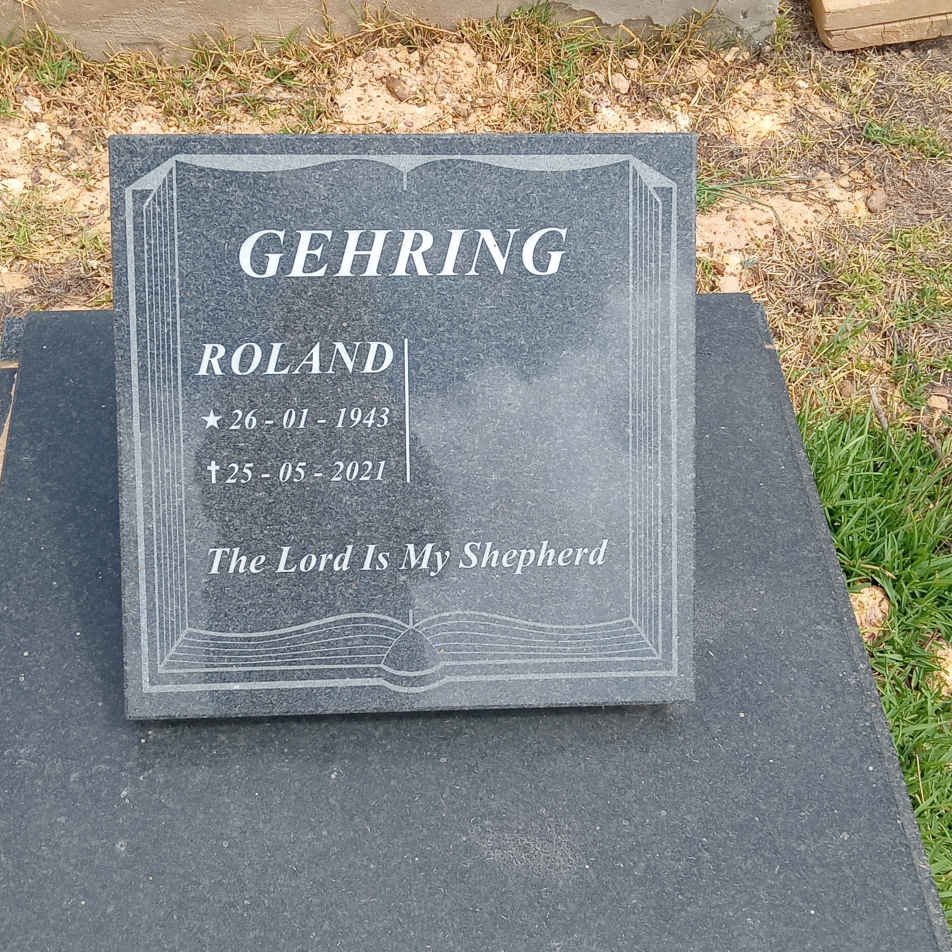GEHRING Roland 1943-2021