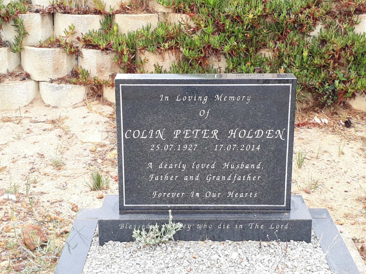 HOLDEN Colin Peter 1927-2014