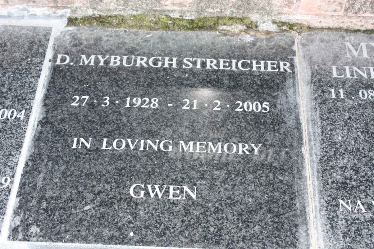 STREICHER D. Myburgh 1928-2005