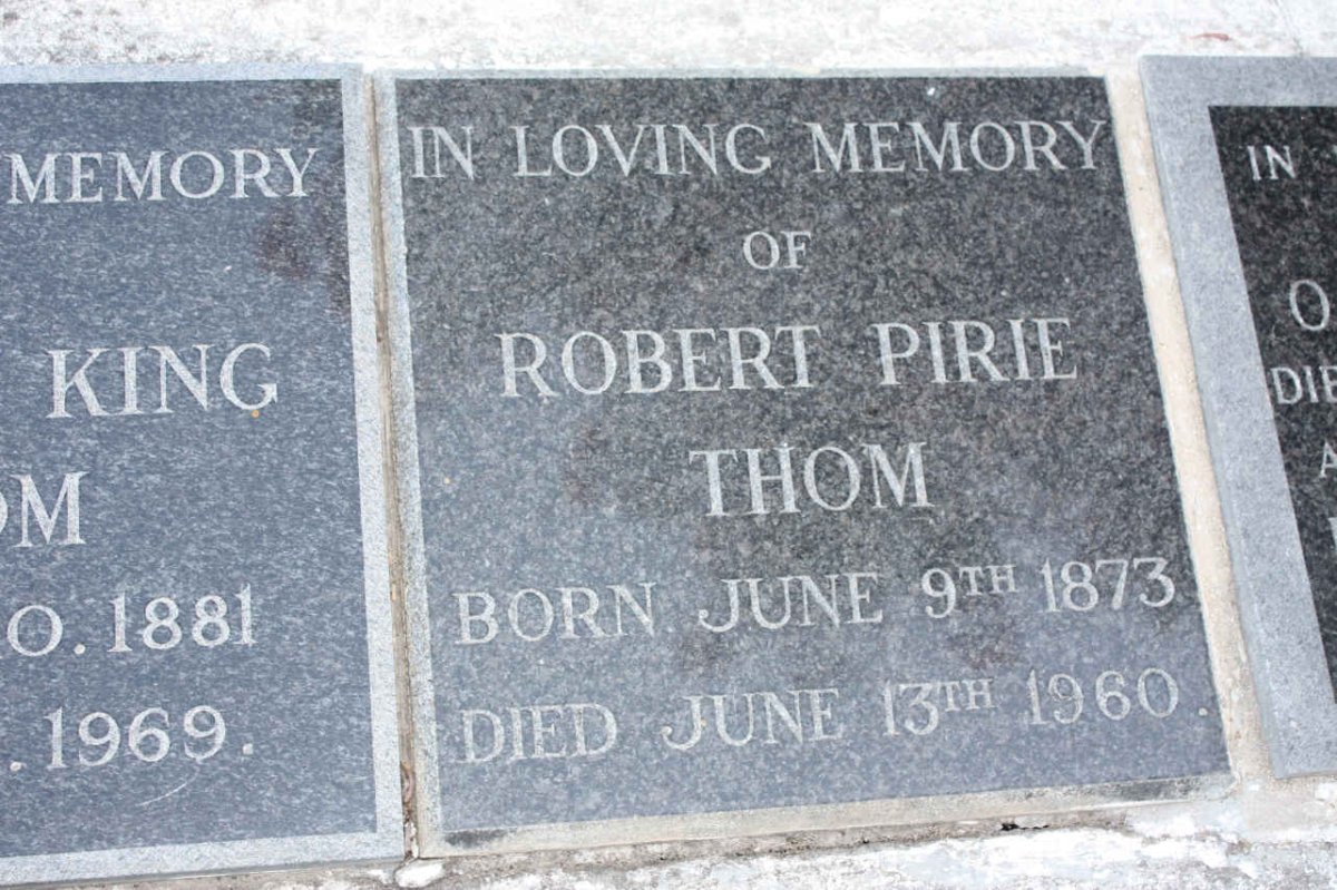THOM Robert Pirie 1873-1960