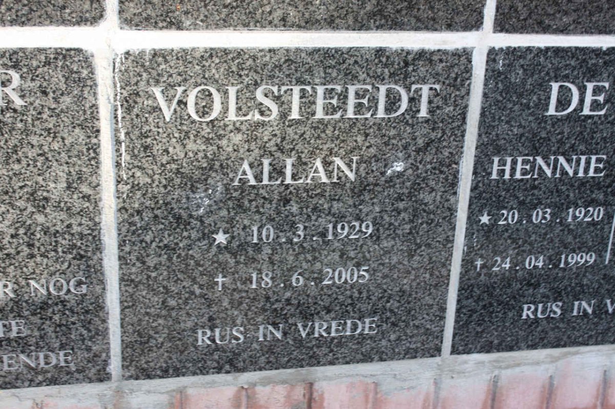 VOLSTEDT Allan 1929-2005