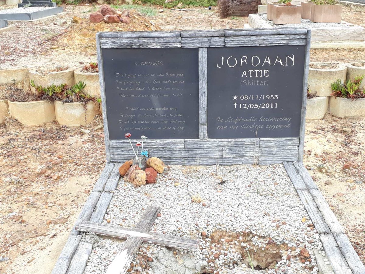 JORDAAN Attie 1953-2011
