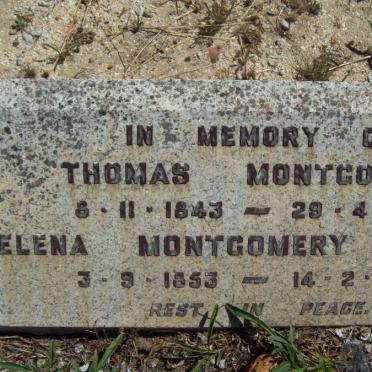 MONTGOMERY Thomas 1843-1917 &amp; Elena HAMAN 1853-1929