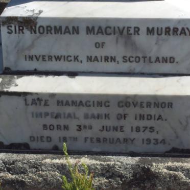 MURRAY Norman Maciver 1875-1934