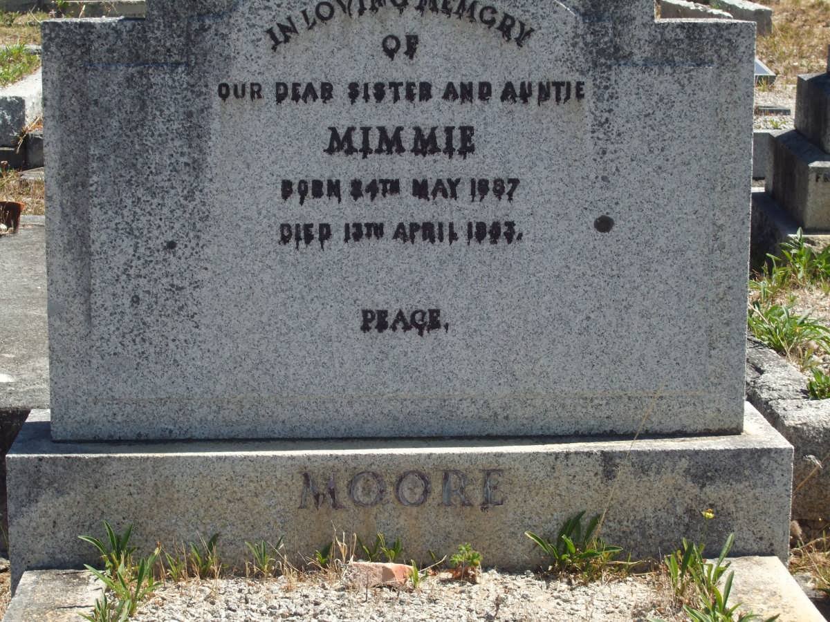 MOORE Mimmie 1887-19?3