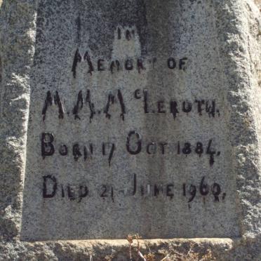McLEROTH M.M. 1884-1960