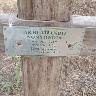 NONYONDIA Akhuthando 2020-2023