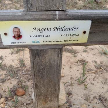 PHILANDER Angelo 1983-2022