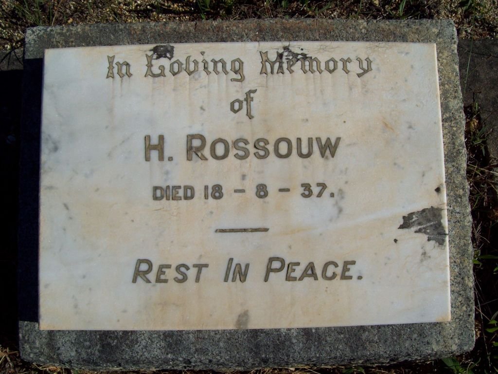 ROSSOUW H. -1937