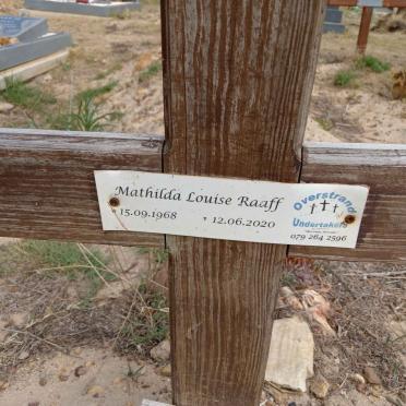 RAAFF Mathilda Louise 1968-2020