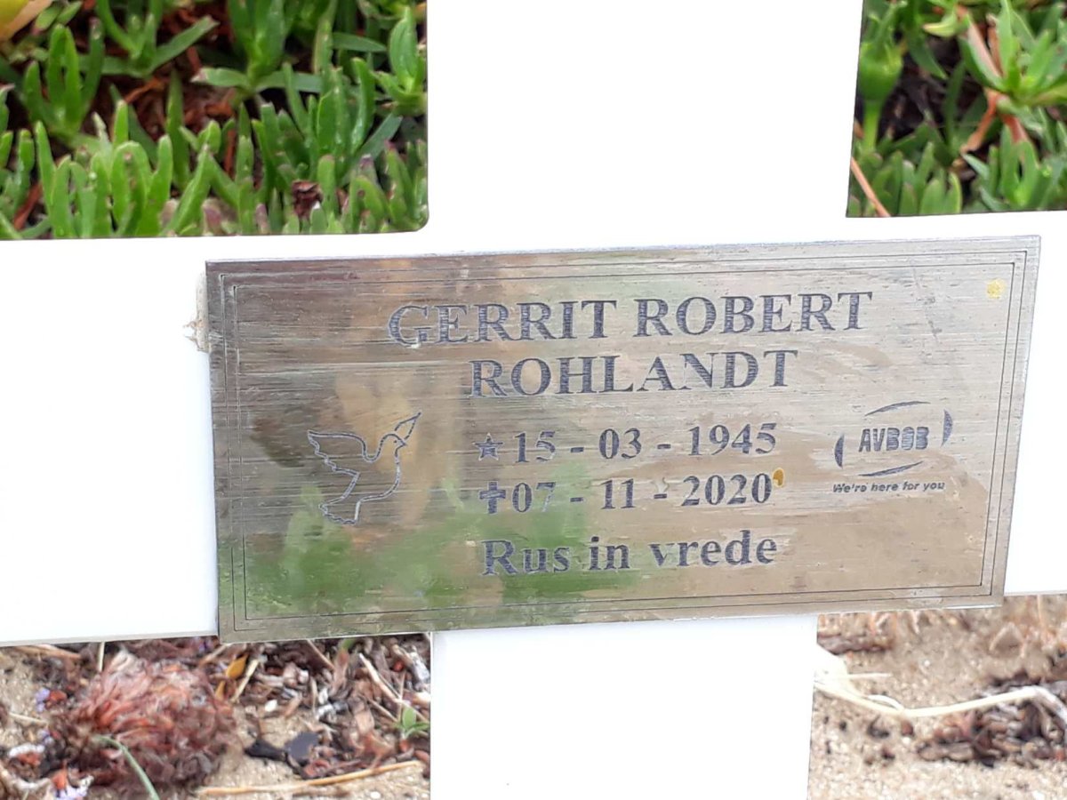 ROHLANDT Gerrit Robert 1945-2020