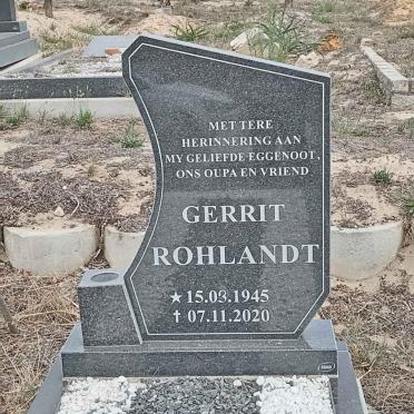 ROHLANDT Gerrit 1945-2020