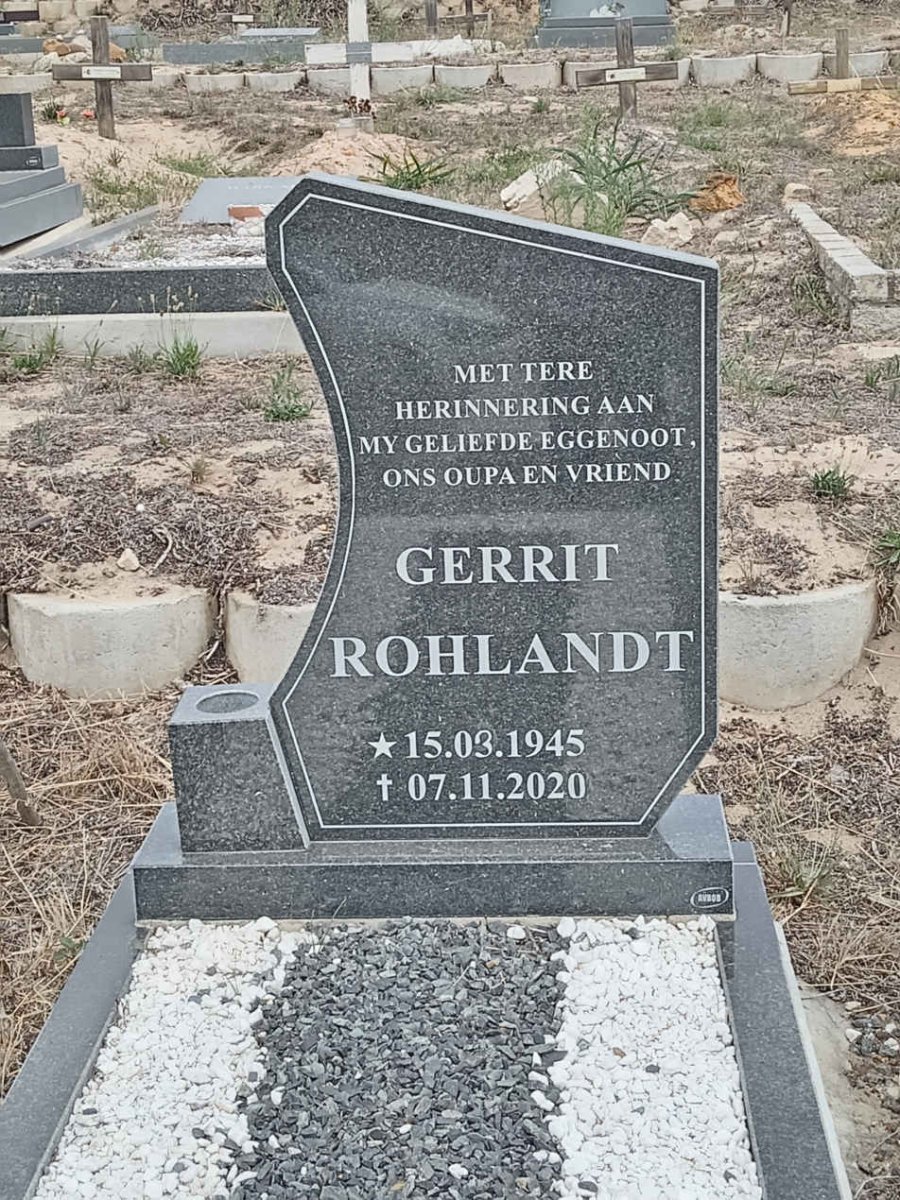 ROHLANDT Gerrit 1945-2020
