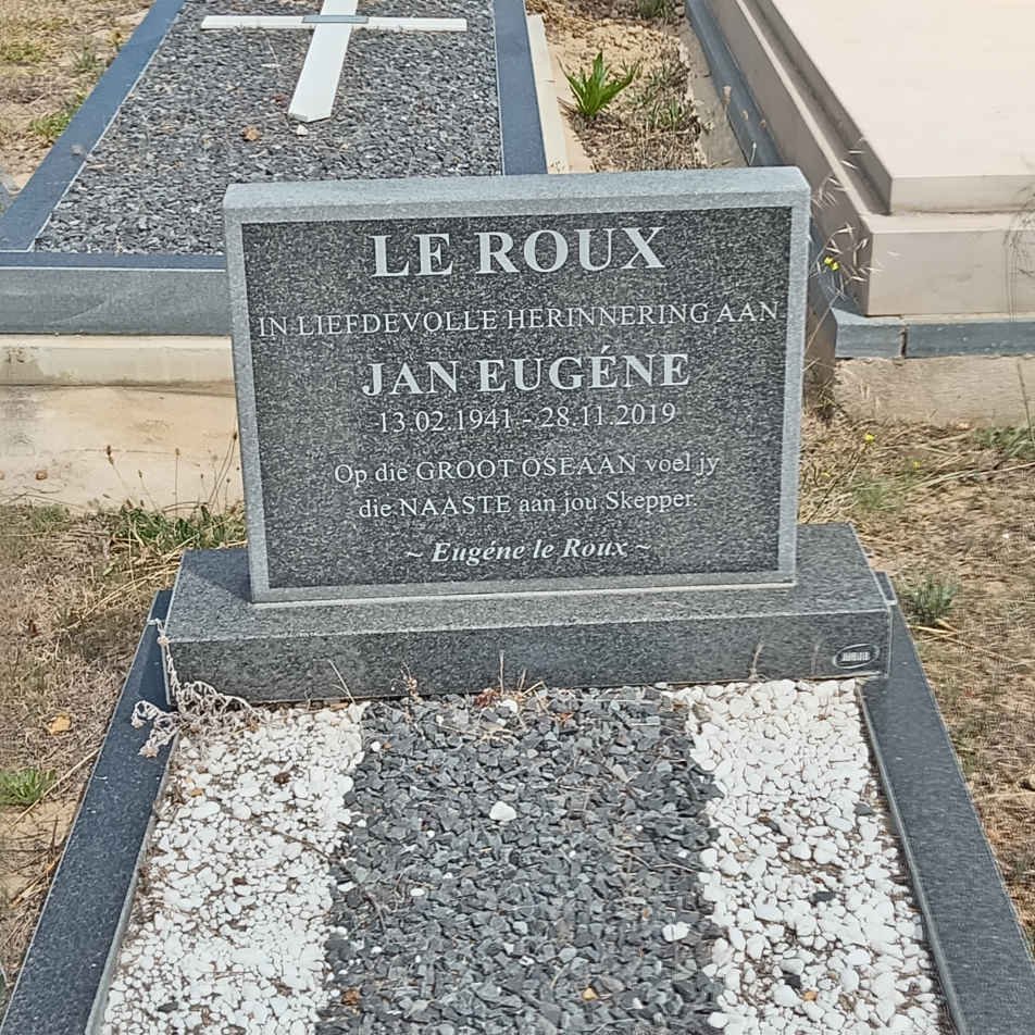ROUX Jan Eugene, le 1941-2019