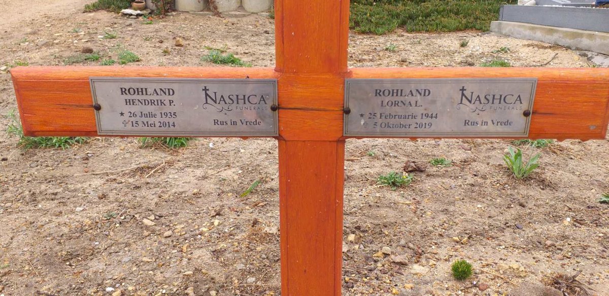 ROHLAND Hendrik P. 1935-2014 &amp; Lorna L. 1944-2019