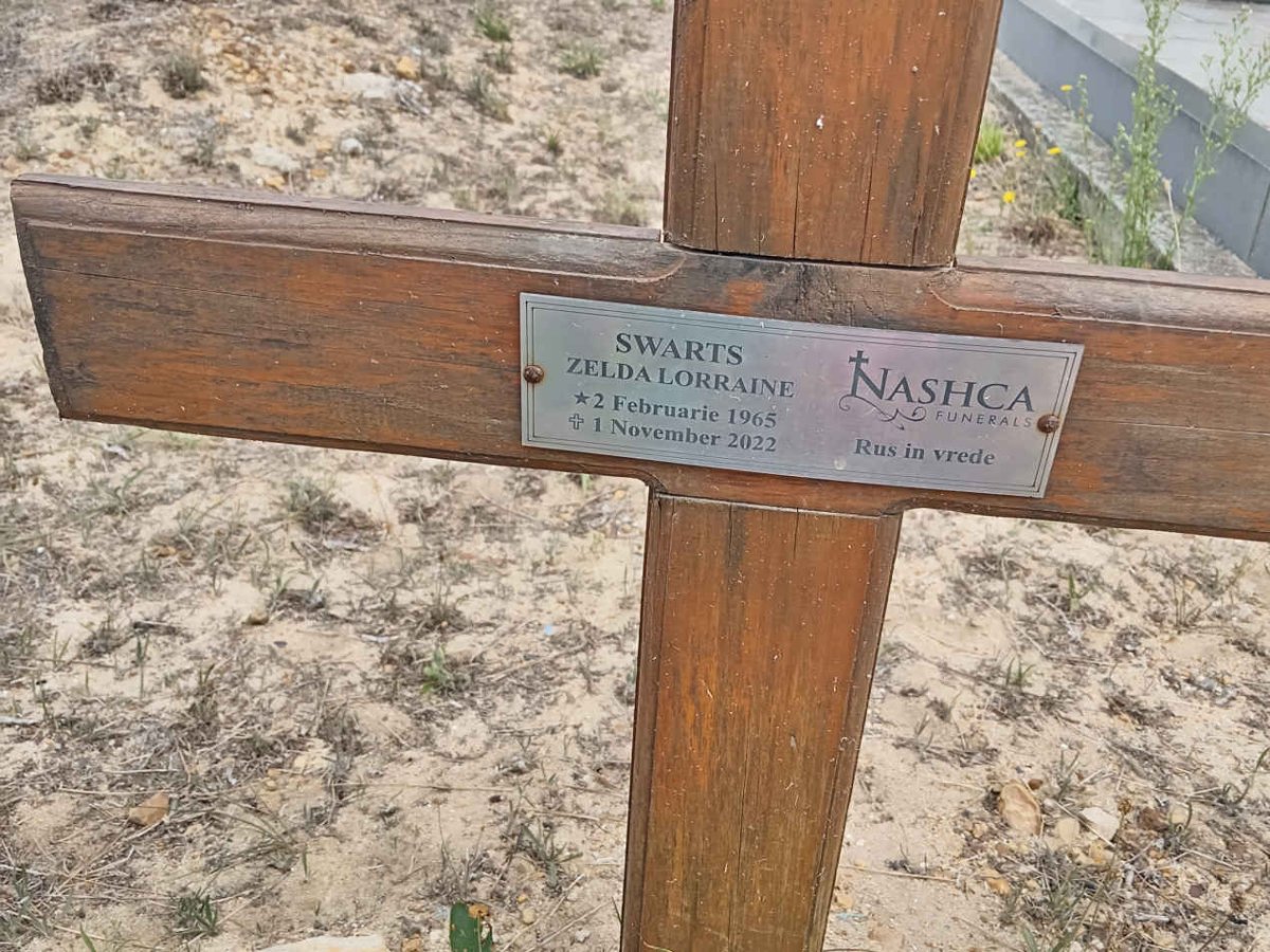 SWARTS Zelda Lorraine 1965-2022