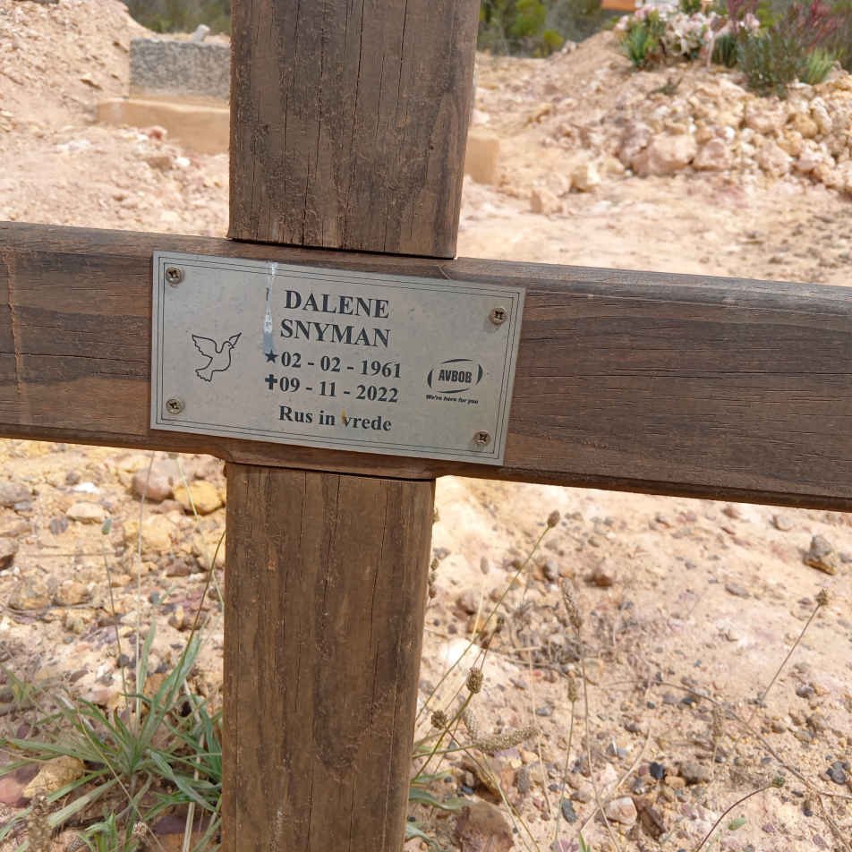 SNYMAN Dalene 1961-2022