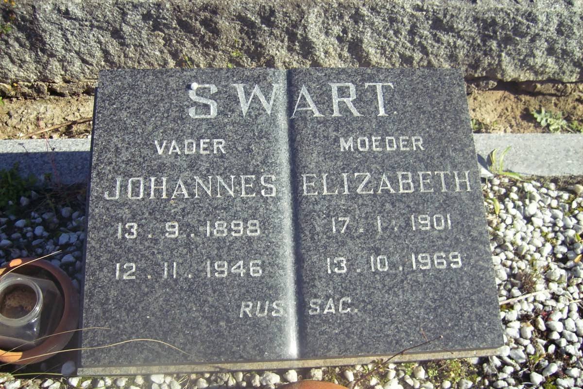SWART Johannes 1898-1946 &amp; Elizabeth 1901-1969