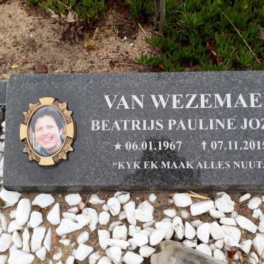 WEZEMAEL Beatrijs Pauline Jozef, van 1967-2015
