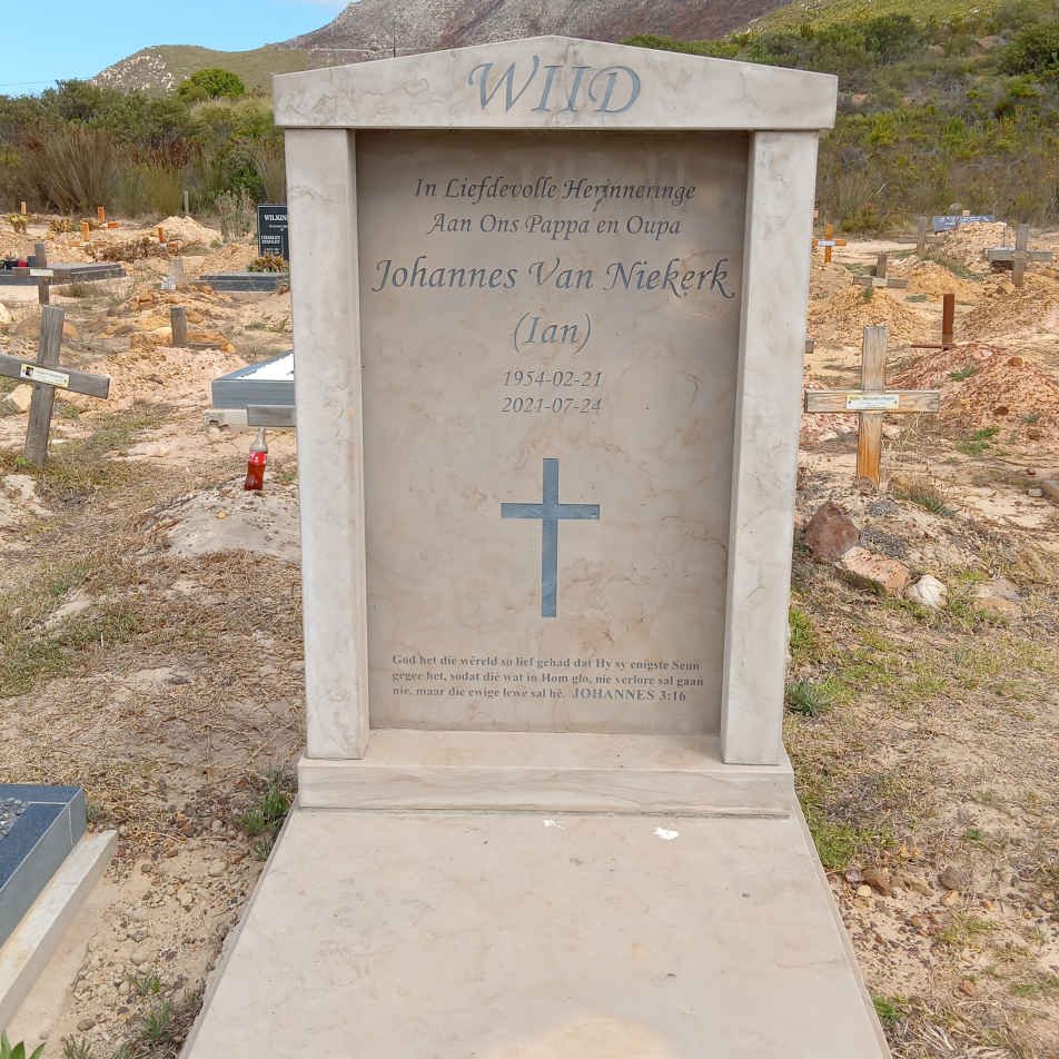 WIID Johannes Van Niekerk 1954-2021