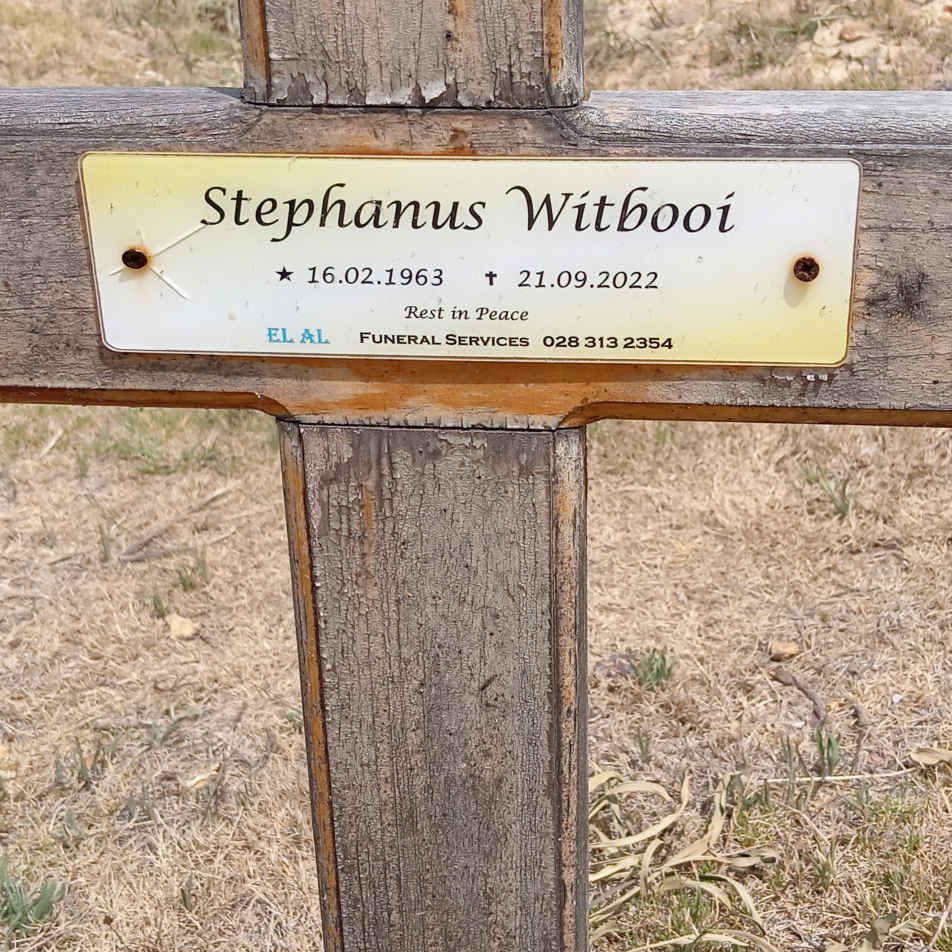 WITBOOI Stephanus 1963-2022