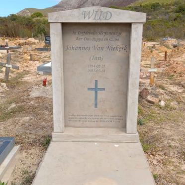 WIID Johannes Van Niekerk 1954-2021