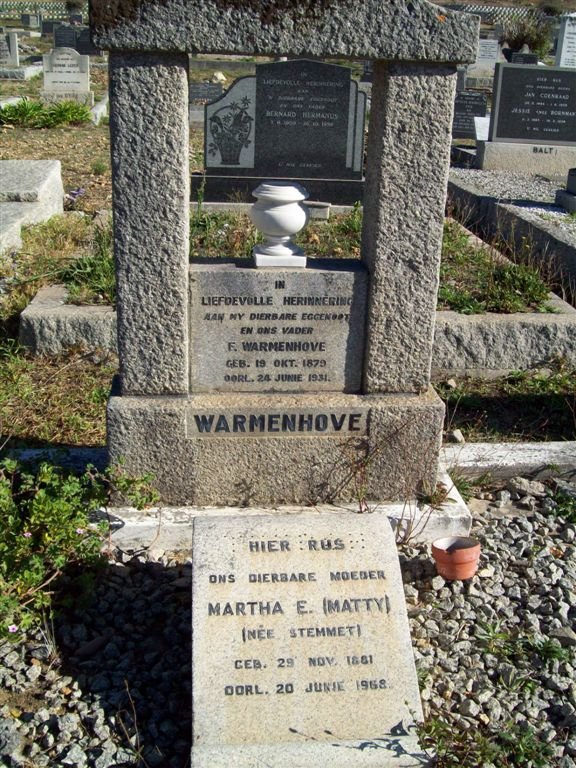WARMENHOVE  :: STEMMET