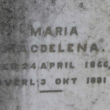 UYS Maria Magdalena 1866-1881