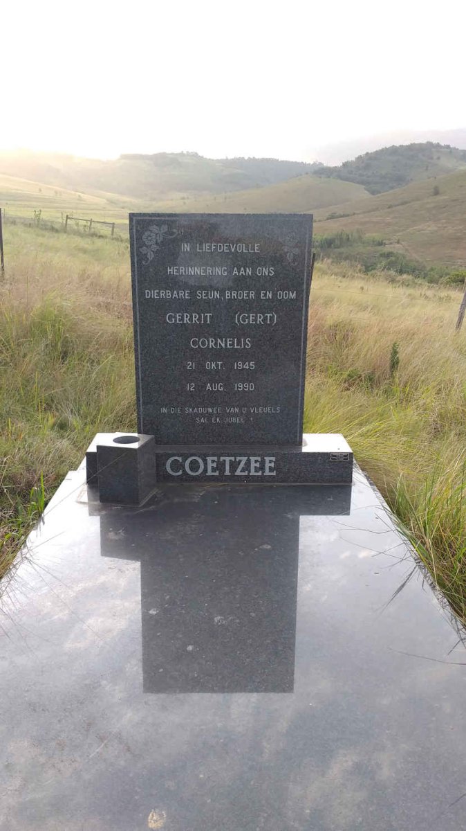 COETZEE Gerrit Cornelis 1945-1990