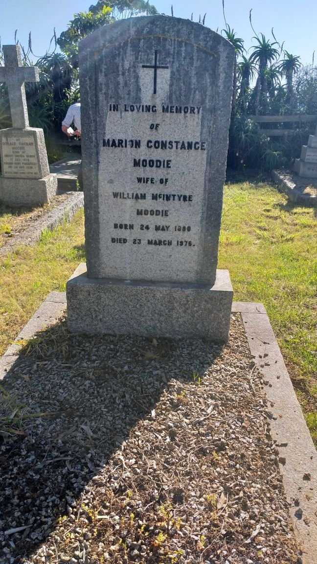 MOODIE Marion Constance 1888-1976