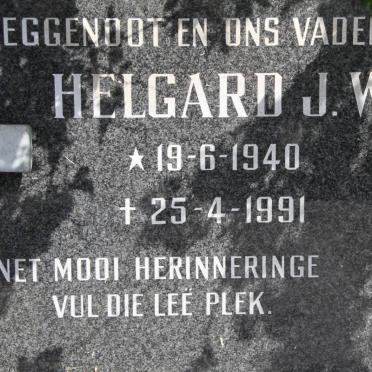 MULLER Helgard J.W. 1940-1991