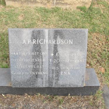 RICHARDSON A.P. 1939-1983