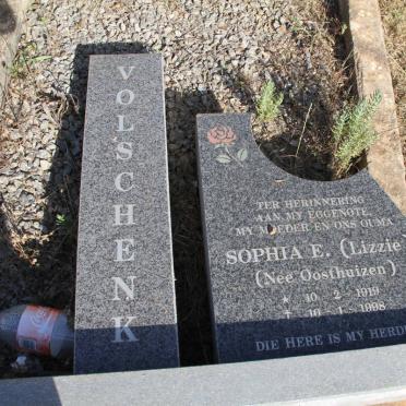 VOLSCHENK Sophia E. nee OOSTHUIZEN 1919-1998