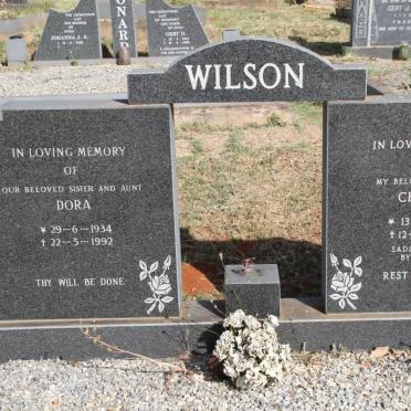 WILSON Charles 1928-1985 &amp; Dora 1934-1992