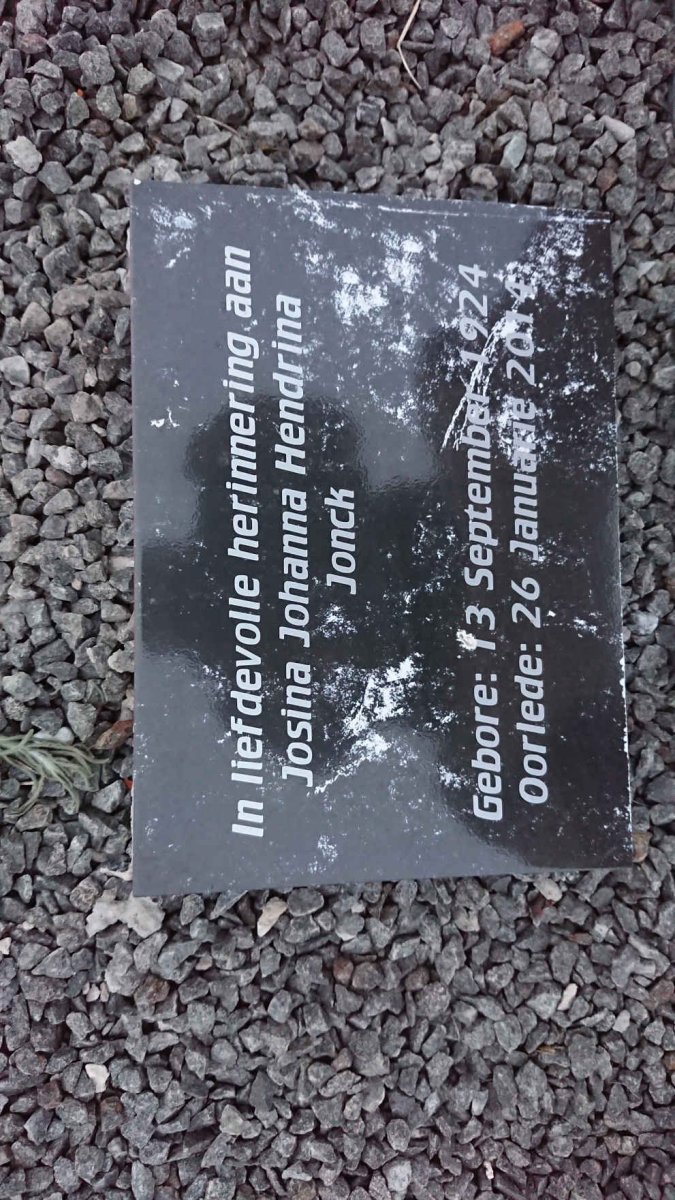 JONCK Josina Johanna Hendrina 1924-2014