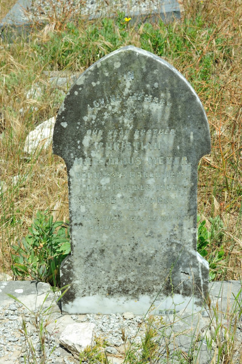 MEYER Christian Marthinus 1879-1909