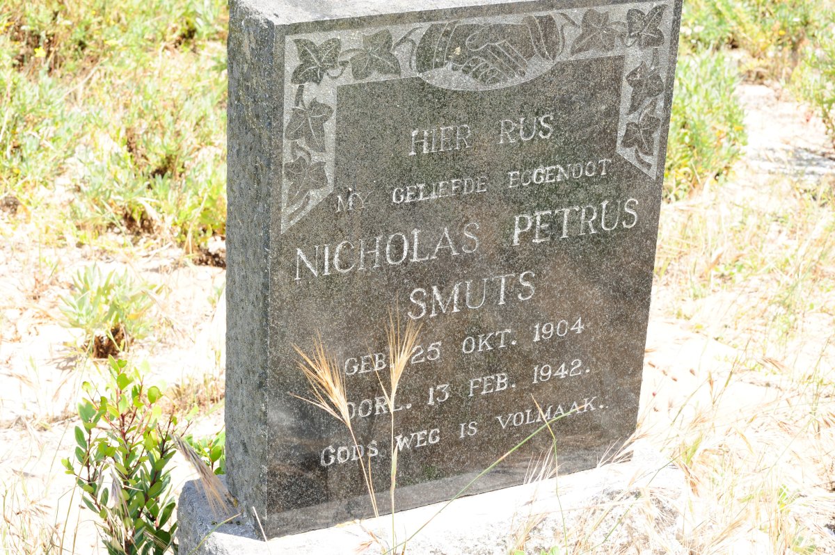 SMUTS Nicholas Petrus 1904-1942