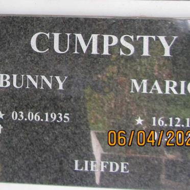 CUMPSTY Bunny 1935- & Marion 1934-2015