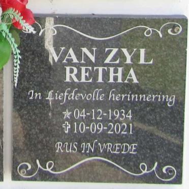 ZYL Retha, van 1934-2021