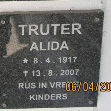 TRUTER Alida 1917-2007