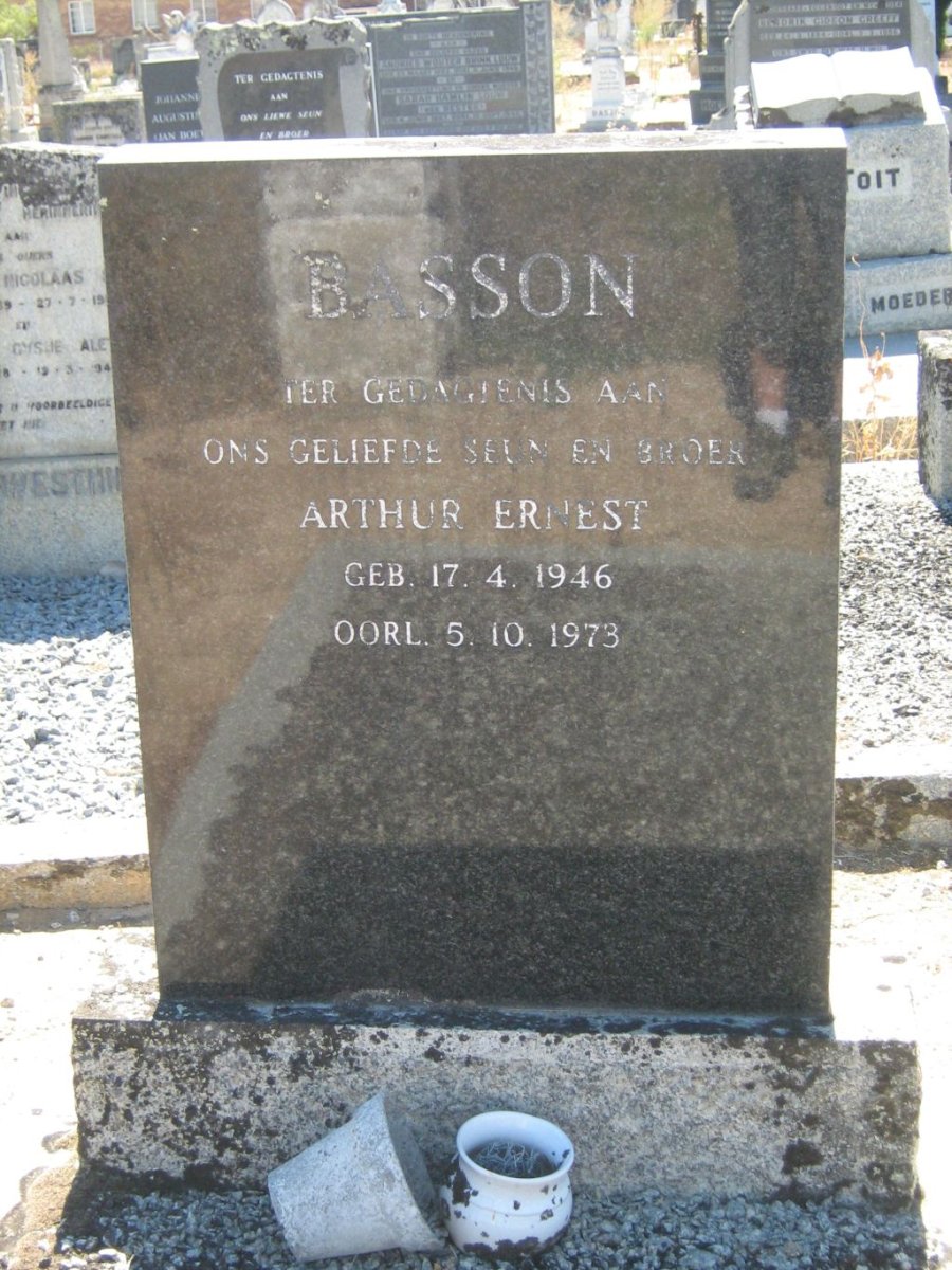 BASSON Arthur Ernest 1946-1973