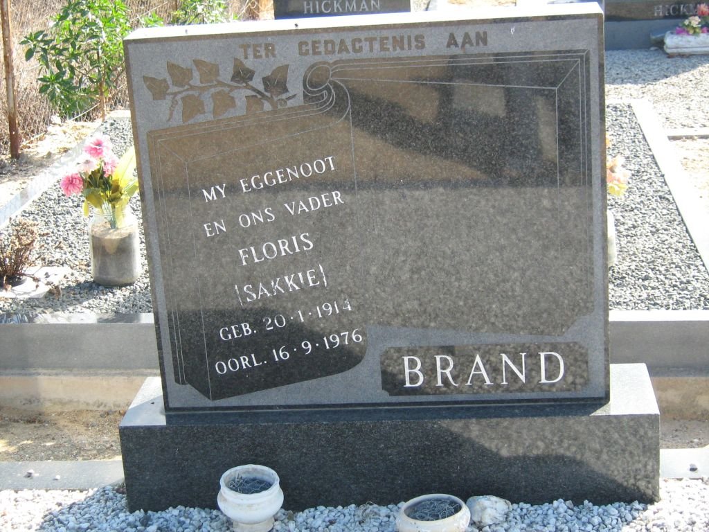 BRAND Floris 1914-1976
