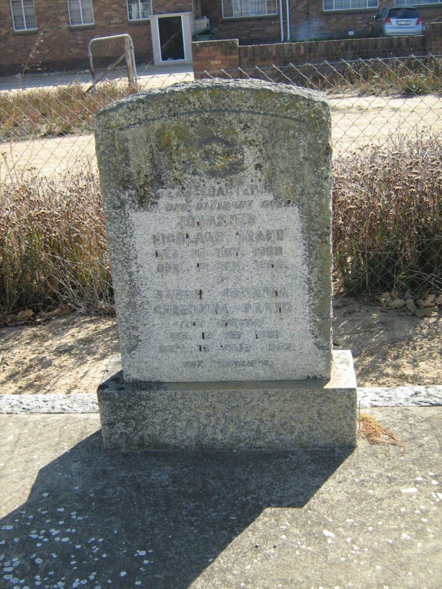 BRAND Johannes Nicolaas 1889-1962 &amp; Sarah Johanna Gerendina THEART 1881-1962