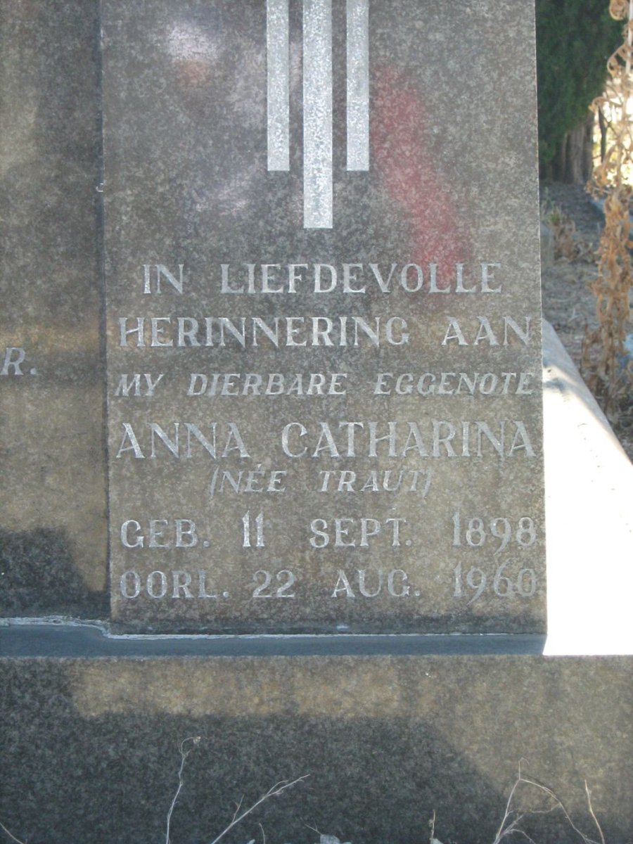 BAARD Anna Catharina nee TRAUT 1898-1960