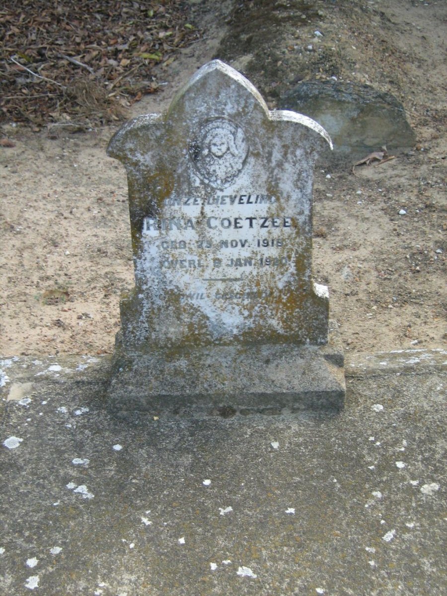 COETZEE Rina 1918-1920