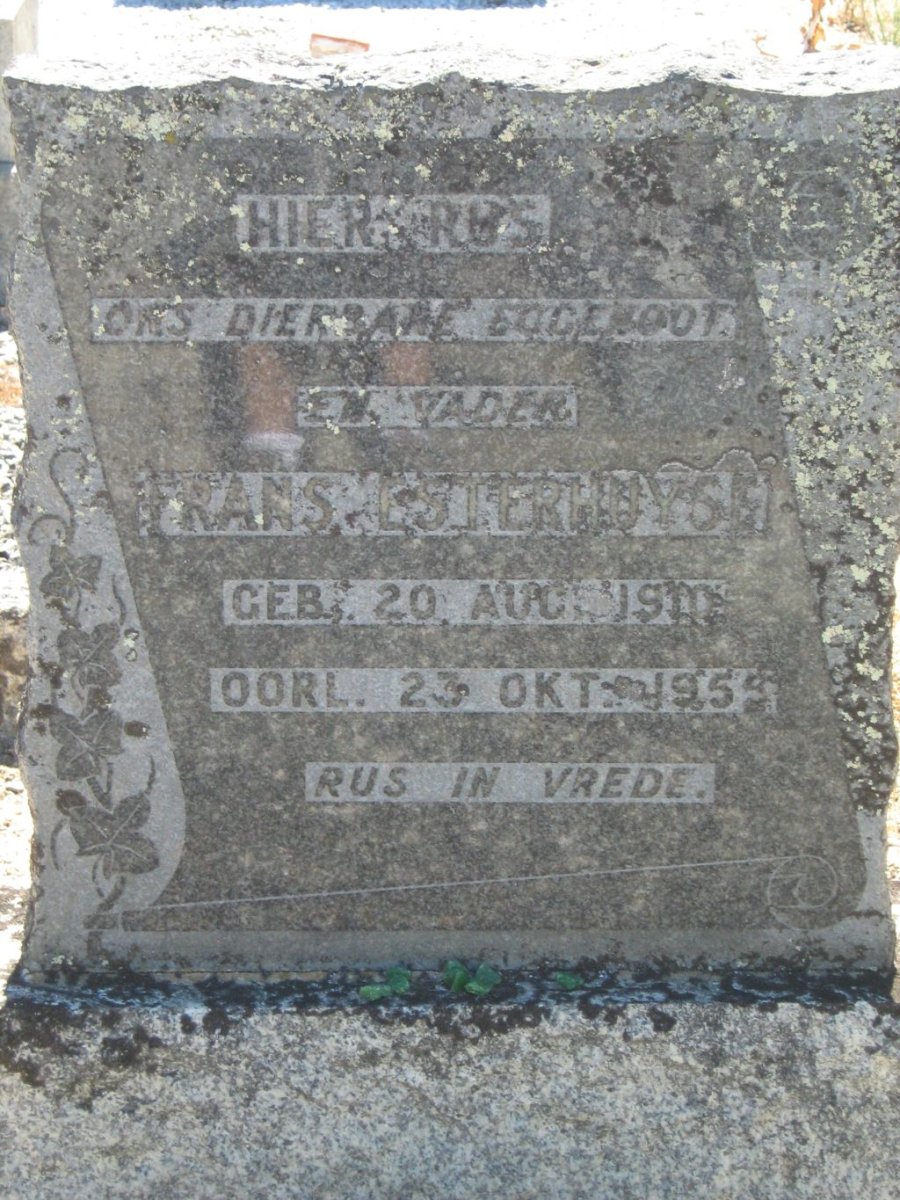 ESTERHUYSE Frans 1910-1955