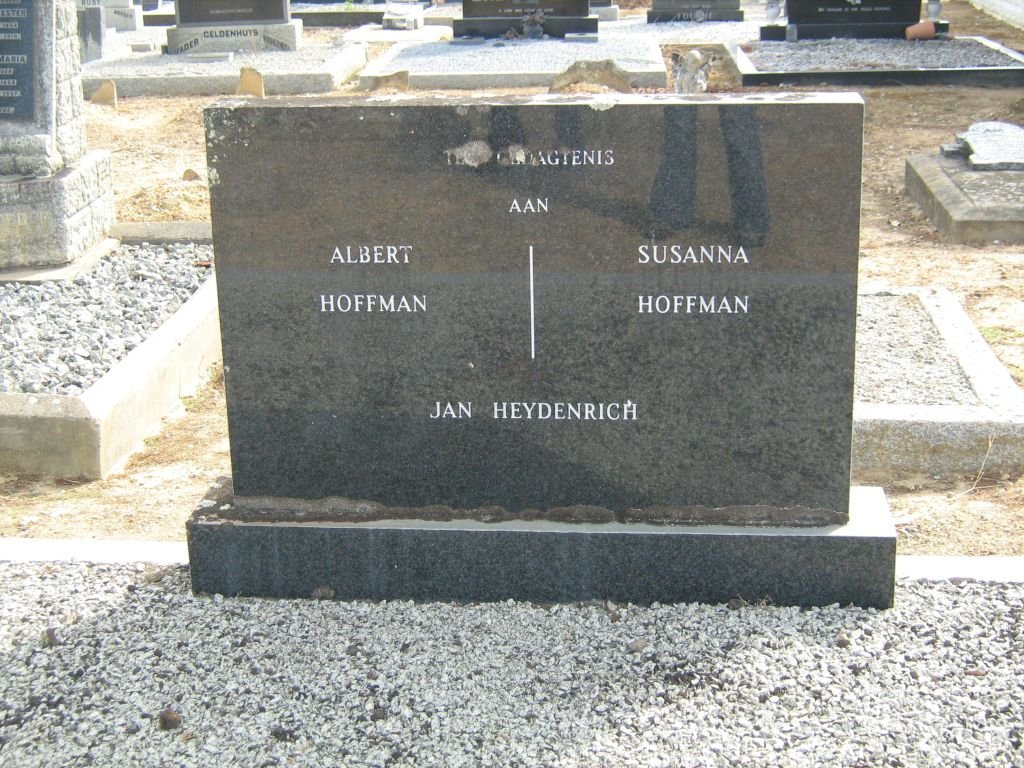 HOFFMAN Albert &amp; Susanna :: HEYDENRICH Jan